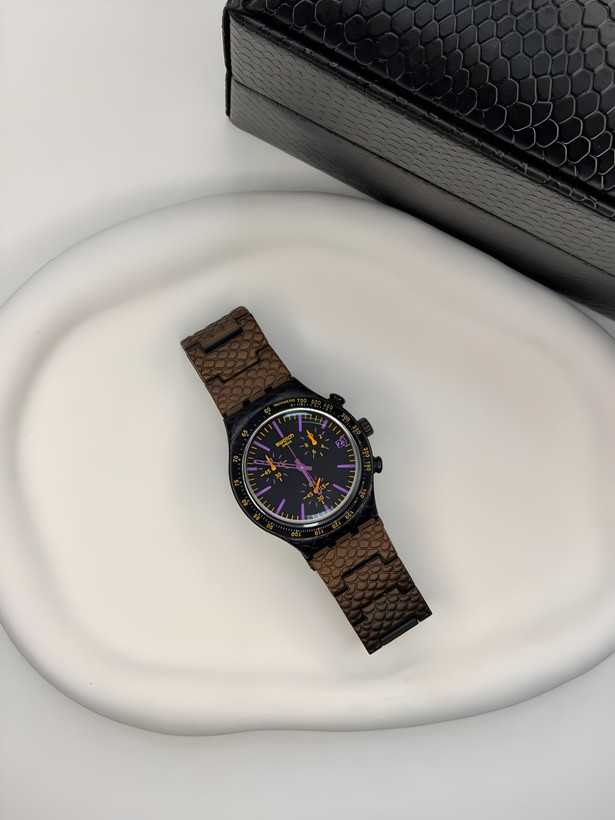 ساعت مچی سواچ مردانه اصل swatch Reptil -Ycb4015ag